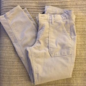 NEVER WORN light grey corduroy pants.